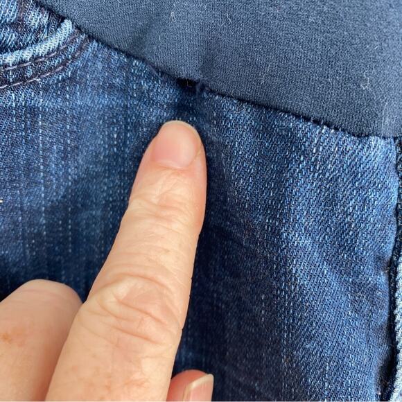 Hudson Maternity Jeans Full Belly Panel Stretchy Classic skinny Sz 25 - Picture 5 of 11